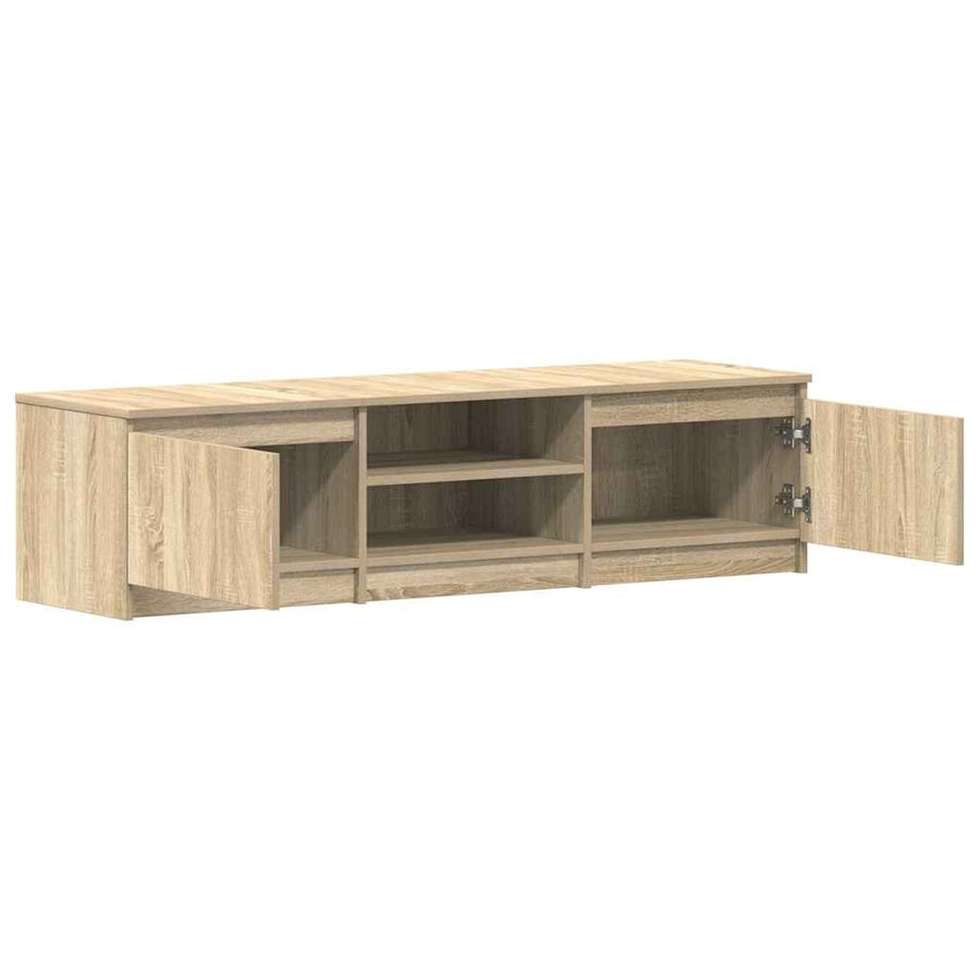 TV Cabinet Sonoma Oak 140x40x35.5 cm Engineered Wood