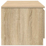TV Cabinet Sonoma Oak 140x40x35.5 cm Engineered Wood