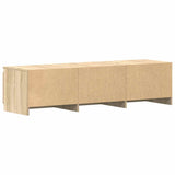 TV Cabinet Sonoma Oak 140x40x35.5 cm Engineered Wood - Low Angle