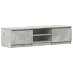 TV Cabinet Concrete Grey 140x40x35.5 cm Engineered Wood