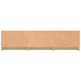 TV Cabinet White and Sonoma Oak 140x40x35.5 cm Engineered Wood
