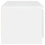 TV Cabinet High Gloss White 140x40x35.5 cm Engineered Wood