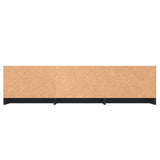 TV Cabinet High Gloss Black 140x40x35.5 cm Engineered Wood - Rear View
