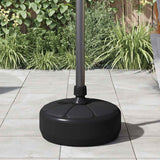 Umbrella Base Sand/Water Filled 15 L Black - Side View