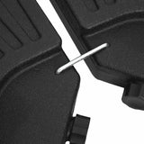 Umbrella Base Fan-shaped 4 pcs Black - Extra Image