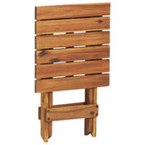 Plant Stand 30x30x38 cm Solid Acacia Wood - Top-Down View