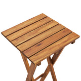 Plant Stand 30x30x38 cm Solid Acacia Wood - 45-Degree Angle