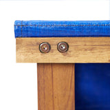 Firewood Storage Shed 105x38x115 cm Solid Acacia Wood - Close-Up Angle