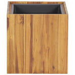 Garden Raised Bed Pot 33.5x33.5x33.5 cm Solid Acacia Wood