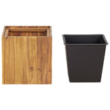 Garden Raised Bed Pot 33.5x33.5x33.5 cm Solid Acacia Wood