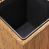 Garden Raised Bed Pot 33.5x33.5x33.5 cm Solid Acacia Wood