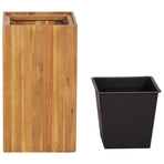 Garden Raised Bed 33.5x33.5x60 cm Solid Acacia Wood