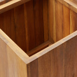 Garden Raised Bed 33.5x33.5x60 cm Solid Acacia Wood