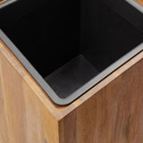 Garden Raised Bed 33.5x33.5x60 cm Solid Acacia Wood