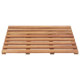 Bath Mats 2 pcs Solid Acacia Wood 56x37 cm - Side View