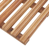 Bath Mats 2 pcs Solid Acacia Wood 56x37 cm - 45-Degree Angle