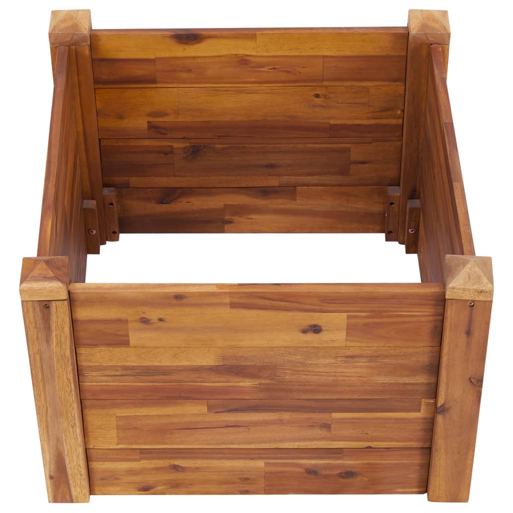 Garden Raised Bed 60x60x44 cm Solid Acacia Wood