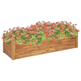 Garden Raised Bed 160x60x44 cm Solid Acacia Wood