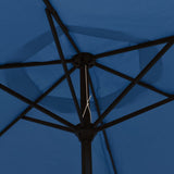 Garden Parasol with Metal Pole 300 cm Azure - 45-Degree Angle