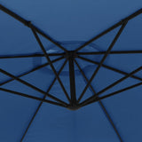 Cantilever Garden Parasol with Aluminium Pole 350 cm Blue