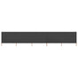 5-panel Wind Screen Fabric 600x120 cm Anthracite