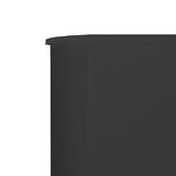5-panel Wind Screen Fabric 600x160 cm Anthracite