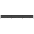9-panel Wind Screen Fabric 1200x160 cm Anthracite