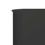9-panel Wind Screen Fabric 1200x160 cm Anthracite - Top-Down View