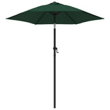 Garden Parasol Green 200x224 cm Aluminium
