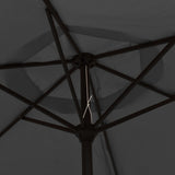 Garden Parasol Anthracite 200x224 cm Aluminium
