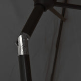 Garden Parasol Anthracite 200x224 cm Aluminium