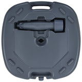 Portable Umbrella Base Grey Sand / Water Filled - Front View