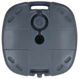 Portable Umbrella Base Grey Sand / Water Filled - Top-Down View