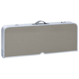 Folding Camping Table with 4 Seats Steel Aluminium - Rear View