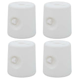 Gazebo Weights 4 pcs PE White - Side View