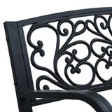 Garden Bench 120 cm Wood - Top-Down View