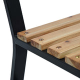 Garden Bench 120 cm Wood - 45-Degree Angle