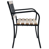 Garden Bench 120 cm Wood - Side View