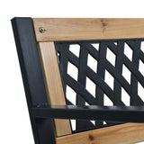 Garden Bench 120 cm Wood - 45-Degree Angle