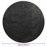 Pool Cover Black 455 cm PE - Rear View