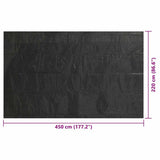 Pool Cover Black 450x220 cm PE