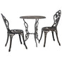 3 Piece Bistro Set Cast Aluminium