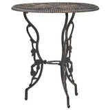 3 Piece Bistro Set Cast Aluminium - Side View