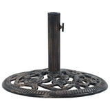 Umbrella Base Bronze 12 kg 48 cm Cast Iron - Front View