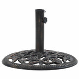 Umbrella Base Bronze 12 kg 48 cm Cast Iron - Top-Down View