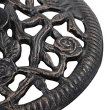Umbrella Base Bronze 12 kg 48 cm Cast Iron - Close-Up Angle