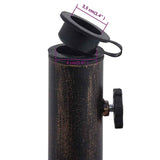 Umbrella Base Bronze 12 kg 48 cm Cast Iron - Extra Image