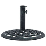 Umbrella Base Green 9 kg 40 cm Cast Iron - Top-Down View
