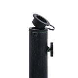 Umbrella Base Green 9 kg 40 cm Cast Iron - Low Angle
