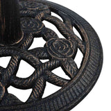 Umbrella Base Black and Bronze 9 kg 40 cm Cast Iron - Close-Up Angle